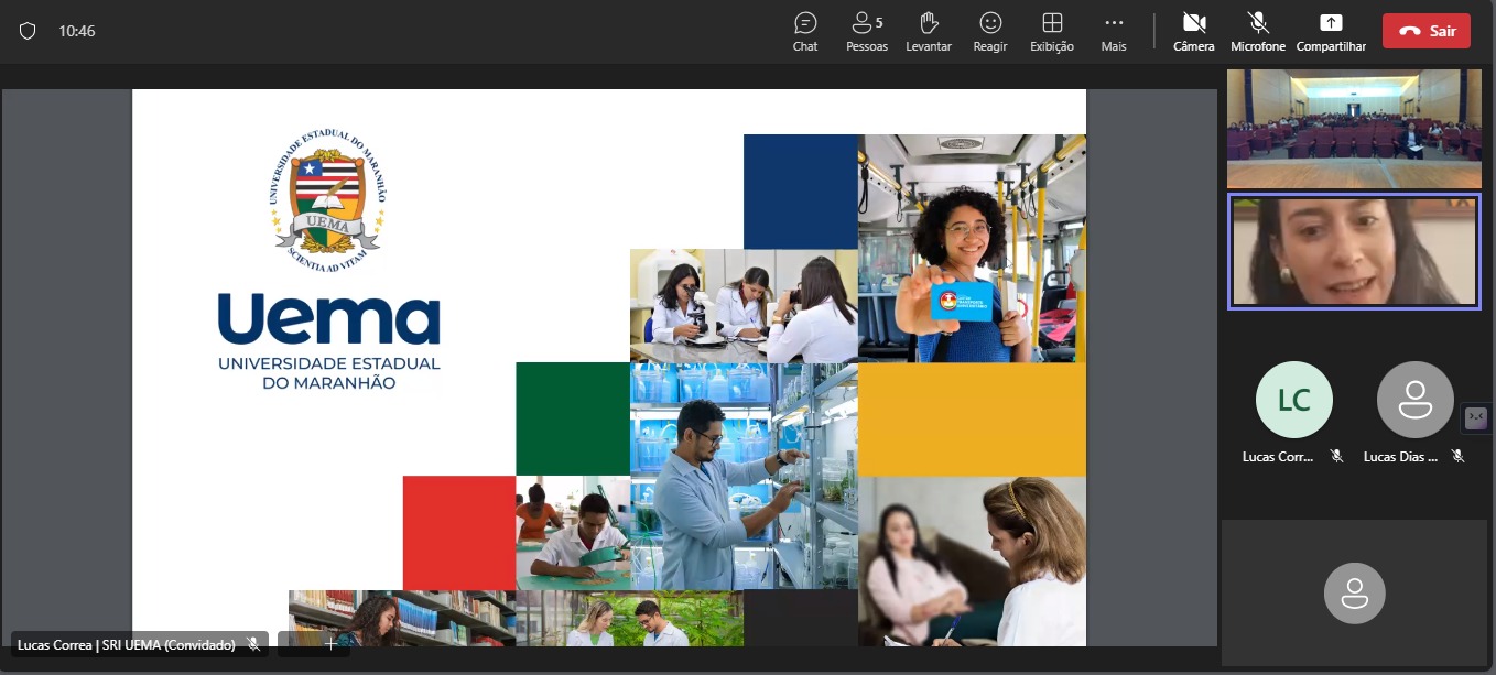SRI apresenta UEMA em conferência virtual com Universidade LaSalle, no México