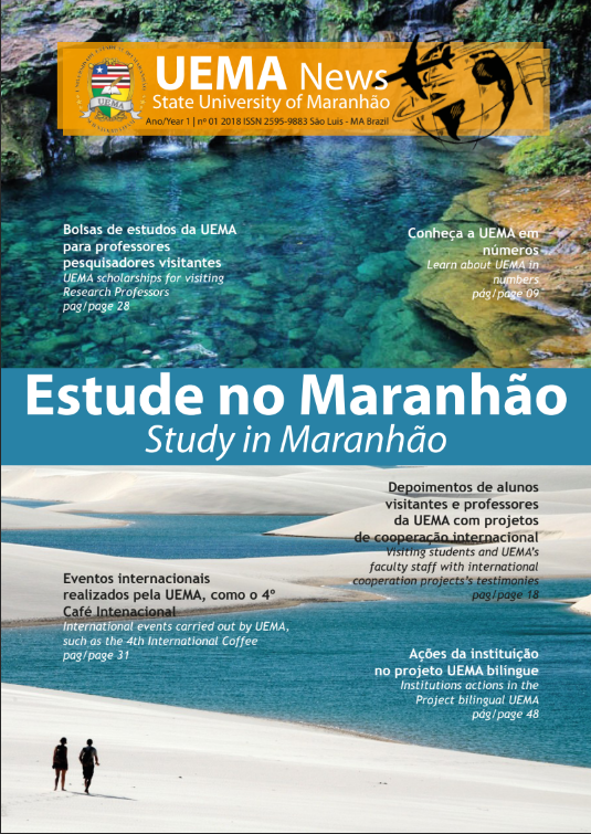 Capa da edição 1 da Revista UEMA News