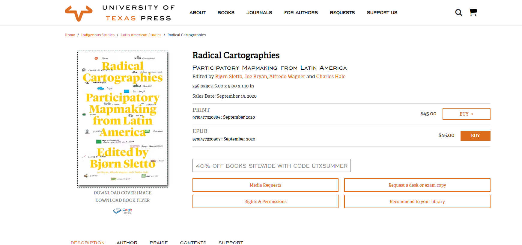 Professor da UEMA publica artigo em livro internacional sobre Cartografia e Terras Indígenas