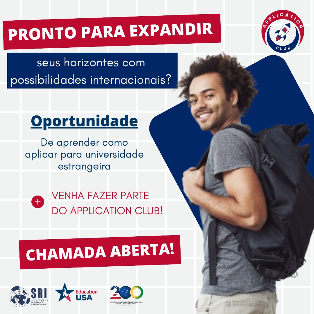 Inscrições Abertas: Programa de oportunidades internacionais – Application Club