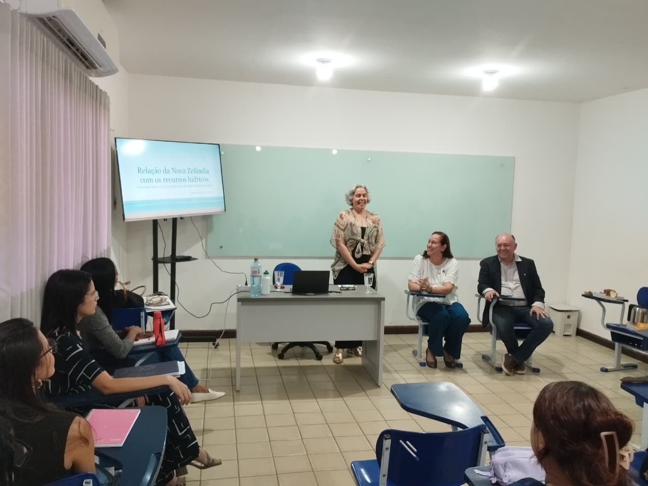 Prof Agua promove palestra sobre gestão hídrica com convidada da Nova Zelândia