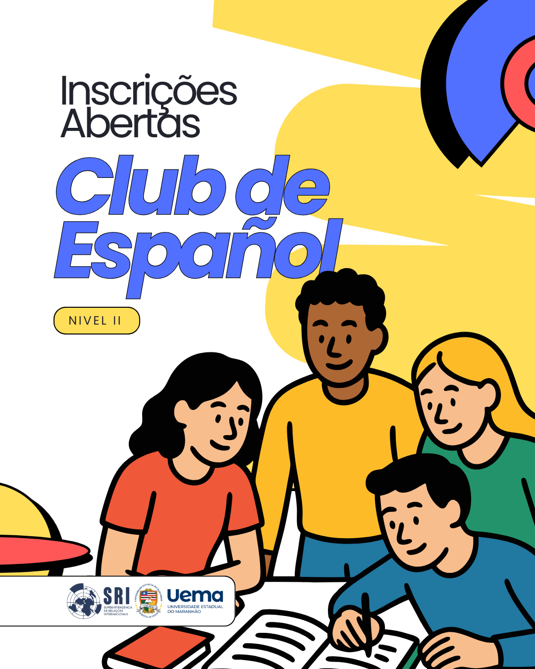 CHAMADA: CLUB DE ESPAÑOL NÍVEL II – 2026.1